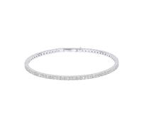 Diamonfire Multi Stone Cubic Zirconia Flexi Bangle B5578 - Sterling Silver / Platinum Plated / Palladium Plated / Rhodium Plated / Zirconia