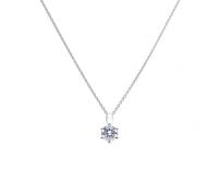 Diamonfire Silver White Zirconia Solitaire Pendant 65-1002-1-082