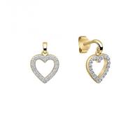 Diamonfire Sterling Silver Clear Cubic Zirconia Earrings E6398 - Elegant