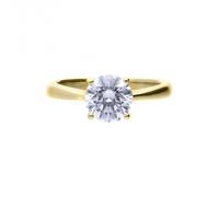 Diamonfire Sterling Silver Clear Cubic Zirconia Ring R3868 - Refined - Size M - 17