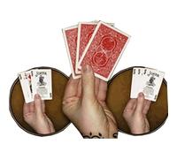 DiaMonte Card Magic Tricks Classic Three Card Monte Routine Queen Changes into Joker Close-up Illusions Gimmicks Mentalism Props