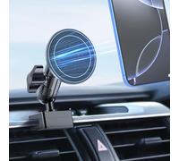 DIAMOOKY Metal Ultra Magnetic Phone Mount for Toyota 4Runner 2024 2023 2022 2021 2020-2010 5th Gen 4runner Accessories Dash Cell Phone Holder Adjustable Phone Stand Fit for All Smartphone for MagSafe