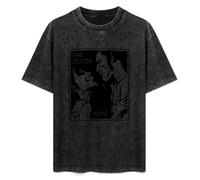 DIAN PIN KE Mad Season Above Vintage Streetwear T-Shirt Washed Unisex Tops Size L Black