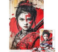 Dian Wei Warrior Graffiti Artwork Puzzles for Teenagers 1000 Piece Support Memory Strength And Retention Gentle Calm Leisure Activity (38X26cm)