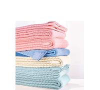 Diana Cowpe Acrylic Cellular Blanket Blue Kingsize