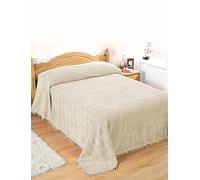 Diana Cowpe Candlewick Bedspread Natural Kingsize
