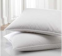 Diana Cowpe PILLOWS 2 Pack or 4 Pack | Soft Touch Fabric | Soft, Medium, Firm Support | Shape Retaining Anti-Allergy Filling | Quality Piped Edging | MADE IN UK (2 Pack Firm Support (700g))