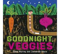 Diana Murray Goodnight, Veggies Paperback Book Diana Murray Multicolor