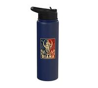 Diana Roman Goddess Moon Huntress Forest Deer Stainless Steel Insulated Water Bottle