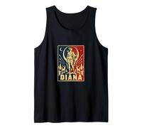 Diana Roman Goddess Moon Huntress Forest Deer Tank Top