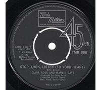 Diana Ross And Marvin Gaye - Stop, Look, Listen (To Your Heart) - Diana Ross And Marvin Gaye 7" 45