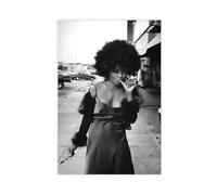 Diana Ross Eating A Rib Canvas Poster Wall Art Decor Print Picture Paintings for Living Room Bedroom Decoration 08x12inch(20x30cm)