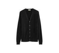 Diana Studio - 100% Merino Wool Men's Long Sleeve Casual Fit Cardigan, Black, XL
