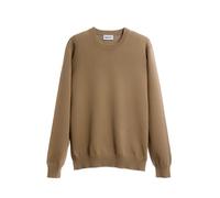 Diana Studio - Crew Neck in 100% Cotton, Men, Long Sleeves, Casual Fit, Taupe, S