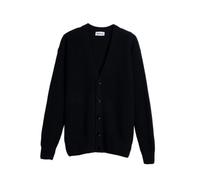 Diana Studio - Men's Wool Cardigan, Long Sleeves, Casual Fit, Made in Italy, Black, M
