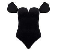 Diana Velvet bodysuit Black XS / FR 34