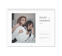 Diane Kruger & Norman Reedus - Love Story - 2026 Wall Calendar