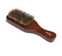 Diane Premium 100% Boar Bristle Club Wave Styling Brush for Men and Barbers, Medium-Firm Bristles for Thick Coarse Hair, Detangling, Smoothing