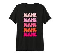 Diane Retro Stack Design Premium T-Shirt