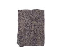 Diane Von Furstenberg Preloved Animal Print Scarf In Purple Modal In Pale Lilac Pale Lilac One Size