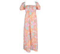 Diane Von Furstenberg Preloved Dhalia Maxi Dress In Orange Cotton Orange