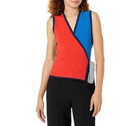 Diane von Furstenberg Women's Kandy Top, Red, XS