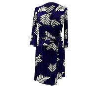 Diane Von Furstenberg Women's Preloved New Julian Wrap Dress in Purple Viscose | Size: Small