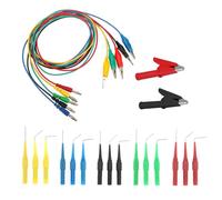 DIANN 22pcs Back Probe Test Kits with Wire Piercing Probes 15pcs Back Probe Pins 5 Colors and Alligator Clips for Vehicle Automotive Car Circuit Electrical Diagnostic Testing
