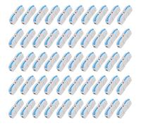 DIANN 50pcs Lever Wire Connector 1 to 1 Compact Wire Connectors Lever Wire Connectors Single Wire Connectors Assortment Splicing Connectors for 28-12 AWG Blue