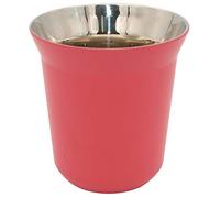 Diano Stainless Steel Insulated Cup, Small Metel Espresso Cup, Double Wall Thermally Insulated Drinking Cups, Capsule Coffee Mug 160ml Fuschia