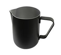 Dianoo 1 Pc Pitcher With Good Grip, Stainless Steel Milk Cup, Espresso Machines, Milk Frother & Latte Art 600 Ml Black
