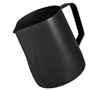 Dianoo Milk Frothing Pitcher, 600 ML (20 OZ), Black, Stainless Steel, Coffee Jug, Latte Art Cup