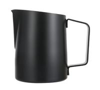 Dianoo Milk Frothing Pitcher With Handle, 500ml Stainless Steel Espresso Steaming Pitcher, Milk Frother Cup For Coffee Cappuccino Latte Art, Black