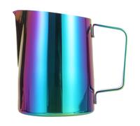 Dianoo Milk Frothing Pitcher With Handle, 500ml Stainless Steel Espresso Steaming Pitcher, Milk Frother Cup For Coffee Cappuccino Latte Art, Multicolor