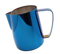 Dianoo Milk Jug Stainless Steel Titanium Plated Creamy Coffee Latte Coffee Cappuccino Au Lait Blue 600ml