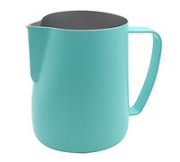 Dianoo Stainless Steel Frothing Pitcher Jug Steaming Pitcher Suitable for Coffee, Latte and Frothing Milk 600ml Blue