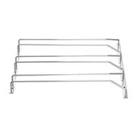 Dianoo Under Cabinet Stemware Rack Holder Wine Glass Rack Stainless Steel Wire Hanging Rack 15.8inch 3 Rows