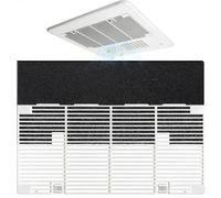 Dianrui RV A/C Vent Cover for Dometic AC Cover Replacement for Dometic 3104928.019, Duo-Therm RV Air Conditioner Grille Replacement with RV A/C Filter (14.1" x 7.7") RV Air Conditioner Parts