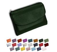 DianSCJ Unisex Pebble Leather Wallet, Short Genuine Leather Purse, Women's Genuine Leather Coin Purse, Small Womens Wallet Card Holder with Credit Card Holder, Coin Holder & Cash Slots, #4, Unisex