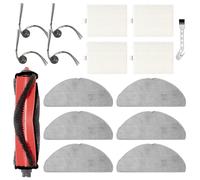 DianSung Accessories Kit for Roborock Q7 M5, Q7 M5+, Q7 L5 Robot Vacuum Cleaner Replacement Parts, 1 Main Brush, 4 Side Brush, 4 Hepa Filter, 6 Mop Cloth