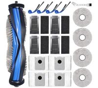 DianSung Accessory Replacement for Ecovacs Deebot T30C Omni, T30C Omni Gen2 Vacuum Cleaner Replacement Part, 1 Main Brush, 4 Wipes, 4 Dust Bags, 4 Side Brushes, 4 Filters