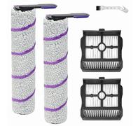 DianSung Replacement Roller Brush for Rowenta X-Clean 10, for Narwal S20 Pro Accessories Wet and Dry Vacuum Cleaner, 2 Brush Rollers + 2 Filters + Cleaning Brush
