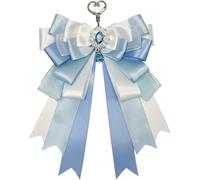 Dianzan Bow Purse Keychain Charm, Ita Bag Charm Bowknot Pendant Keychain, Multi-layer Bow Ribbon Keychain Bag Charms for Itabag Backpack
