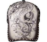 Dianzan Chinese Dragon Baseball Caps Breathable Cotton Hat Unisex 3d Printing Hip Hop Cap with Rivet Adjustable Sports Hat Sunshade Hat for Outdoor