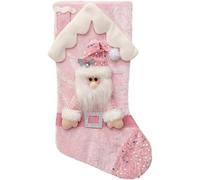 Dianzan Large Christmas Stockings New Year's Eve Decorations Santa Elk Snowman Xmas Hanging Stockings Christmas Tree Pendants
