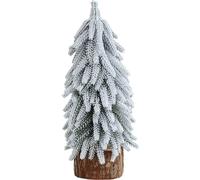 Dianzan Mini Crooked Neck Christmas Tree, Small Artificial Pine Trees Ornament, Nordic Style Christmas Tree Table Centerpiece