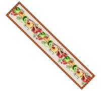 Dianzan Rosh Hashanah Table Runner Jewish New Year Festival Table Runner Sukkot Table Runner Jewish Table Ornament for Holiday Sukkah Kitchen