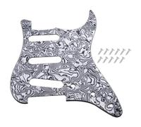DIAO79NI 11 Hole SSS Strat Pickguard for Fender USA/Mexican Made Standard Stratocaster Modern Style Electric Guitar, Cowrie, 4ply.