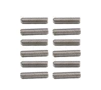 DIAO79NI 12PCS M2.5×10mm Guitar Bridge Saddle Hex Socket Screws for Electric Guitar/Bass (Chrome)