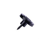 DIAO79NI 1Pcs Pro 19mm Steel Vintage Round Bass String Tree String Guide Retainer for Fender Precision Jazz Bass Electric Bass (Black)